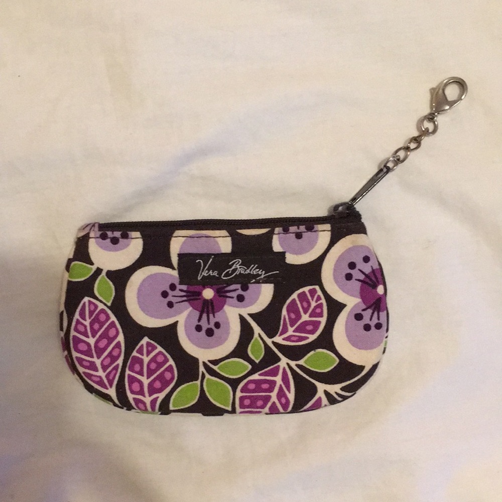 Vera Bradley card case key chain